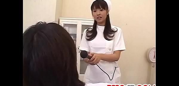  Misato Kuninaka, Asian nurse, drilled with toys